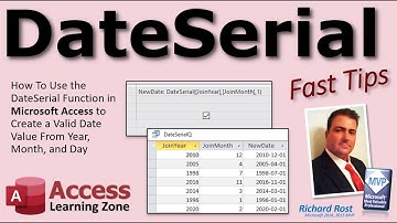 How To Use DateSerial in Microsoft Access to Create a Valid Date Value From the Year, Month, and Day