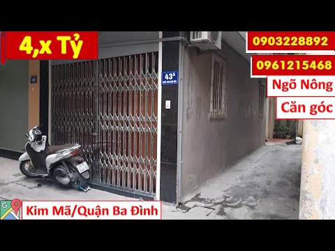 Video Bán Nhà Hà Nội Việt Khánh | Kim Mã, DT30m2/38m2, 5T,... - youtube