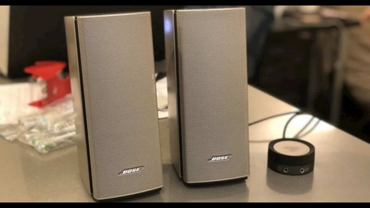 Utilfreds afbryde ødemark Bose Companion 20 Computer Speaker sound test - YouTube