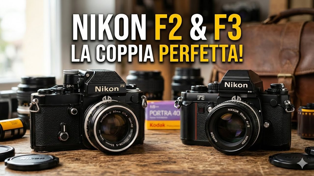 Nikon F3 & F2. La coppia perfetta!