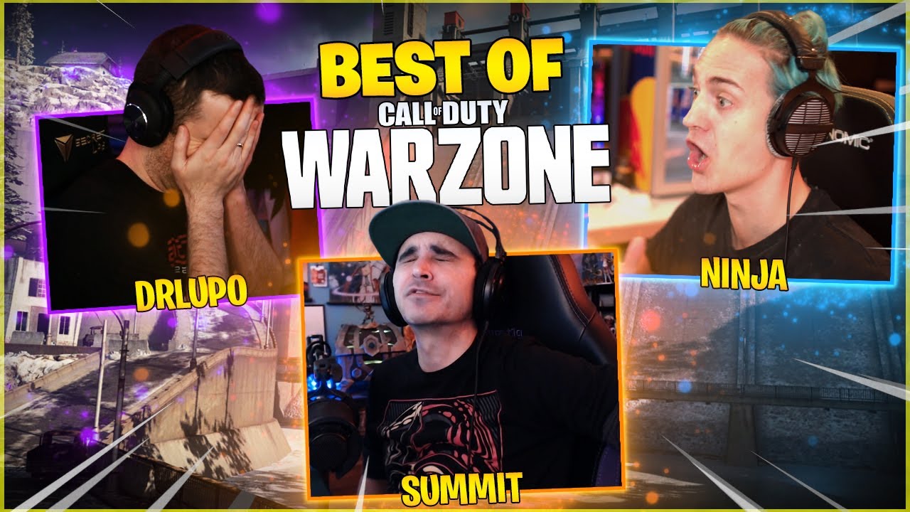 BEST OF Summit1G, Ninja, and DrLupo Warzone Squad Highlights!
