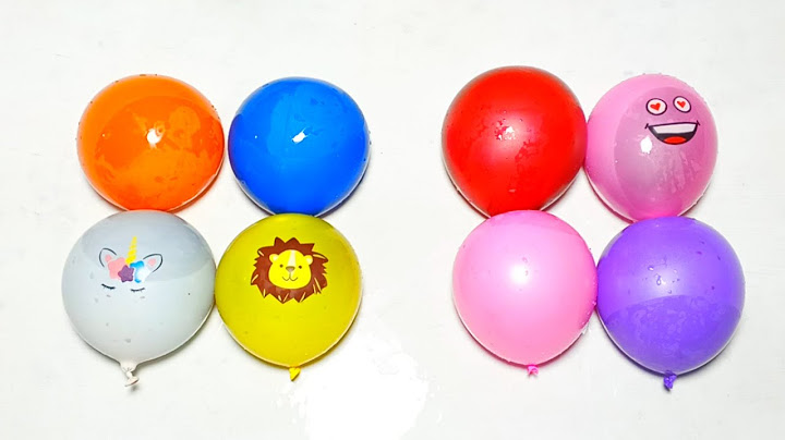 😱🤩 Colorful BIG Balloon Pops ASMR | Exciting Colored Water Balloon Explosions with Animal Characters