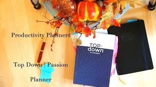 Productivity Planners | Top Down vs. Passion Planner