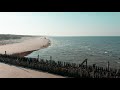 Off season beach in Šventoji, Lithuania. Indian Summer