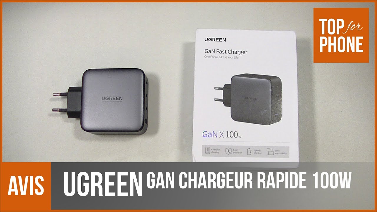 Ugreen Chargeur rapide USB 100W 4 ports 40747 - Fiche technique 