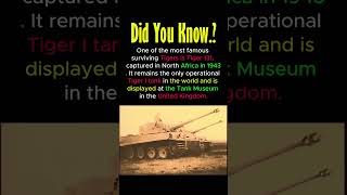 The Famous Tiger 131 in 1943, is the only running Tiger I tank #TigerTank #WW2Facts #Tiger131