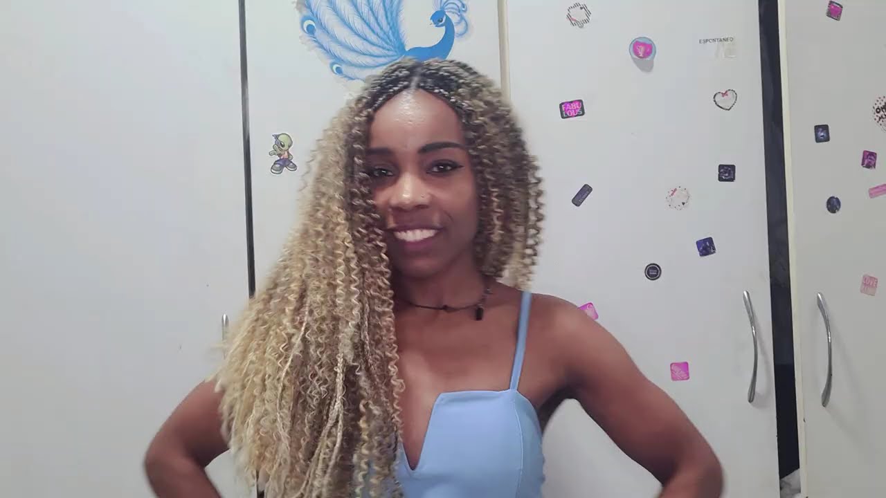 Gypsy braids,usando agulha de crochet