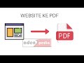 Cara Save Halaman Website Untuk Di Baca Nanti (Offline)