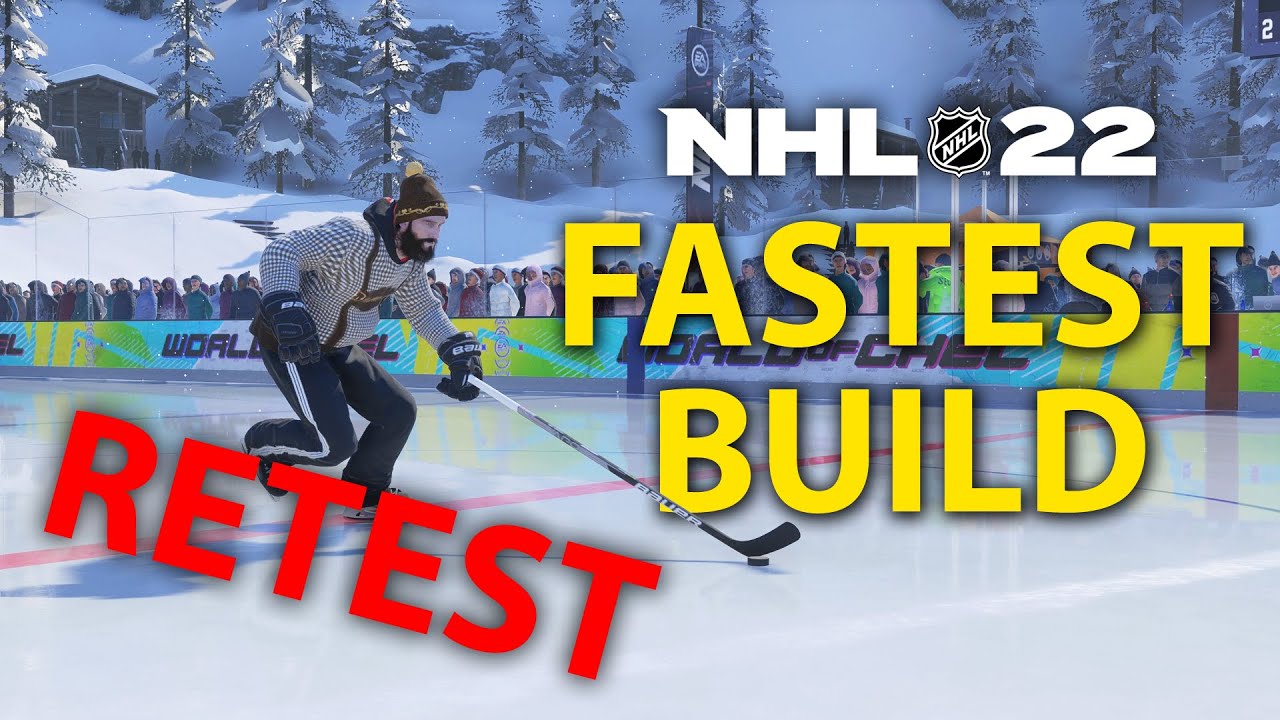 FASTEST BUILD IN NHL 22 WORLD OF CHEL | BEST BUILD META RETEST EASHL