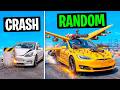 Every Time I Crash, My Tesla RANDOMIZES in GTA!