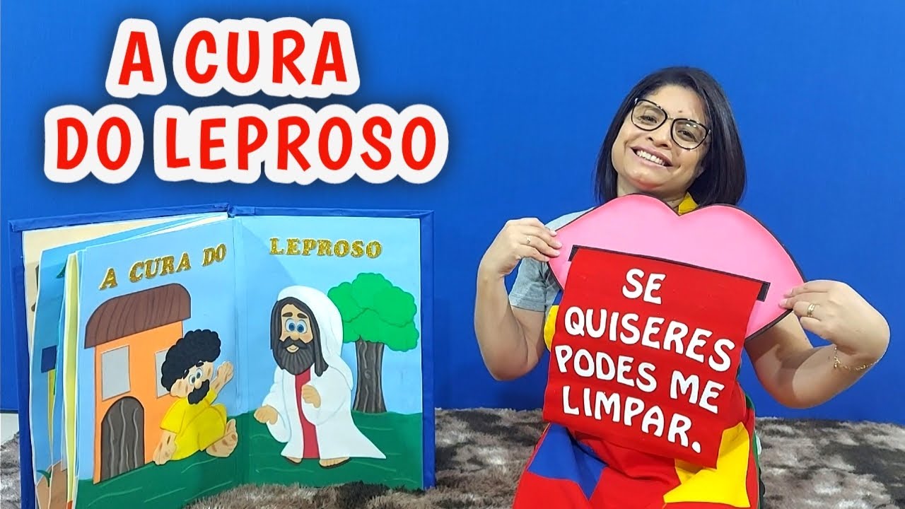 JESUS CURA UM LEPROSO| História Bíblica Infantil