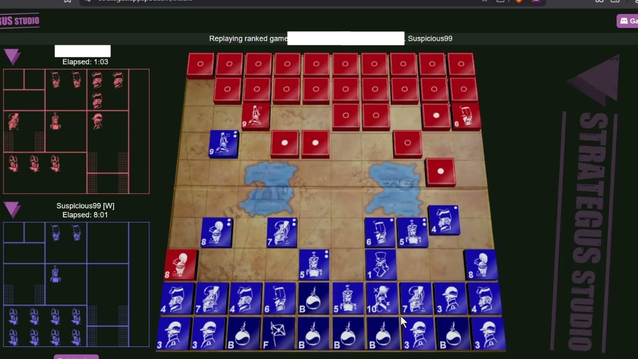 Agressive bluff calling and bluffing known pieces vs a 550+ Elo player