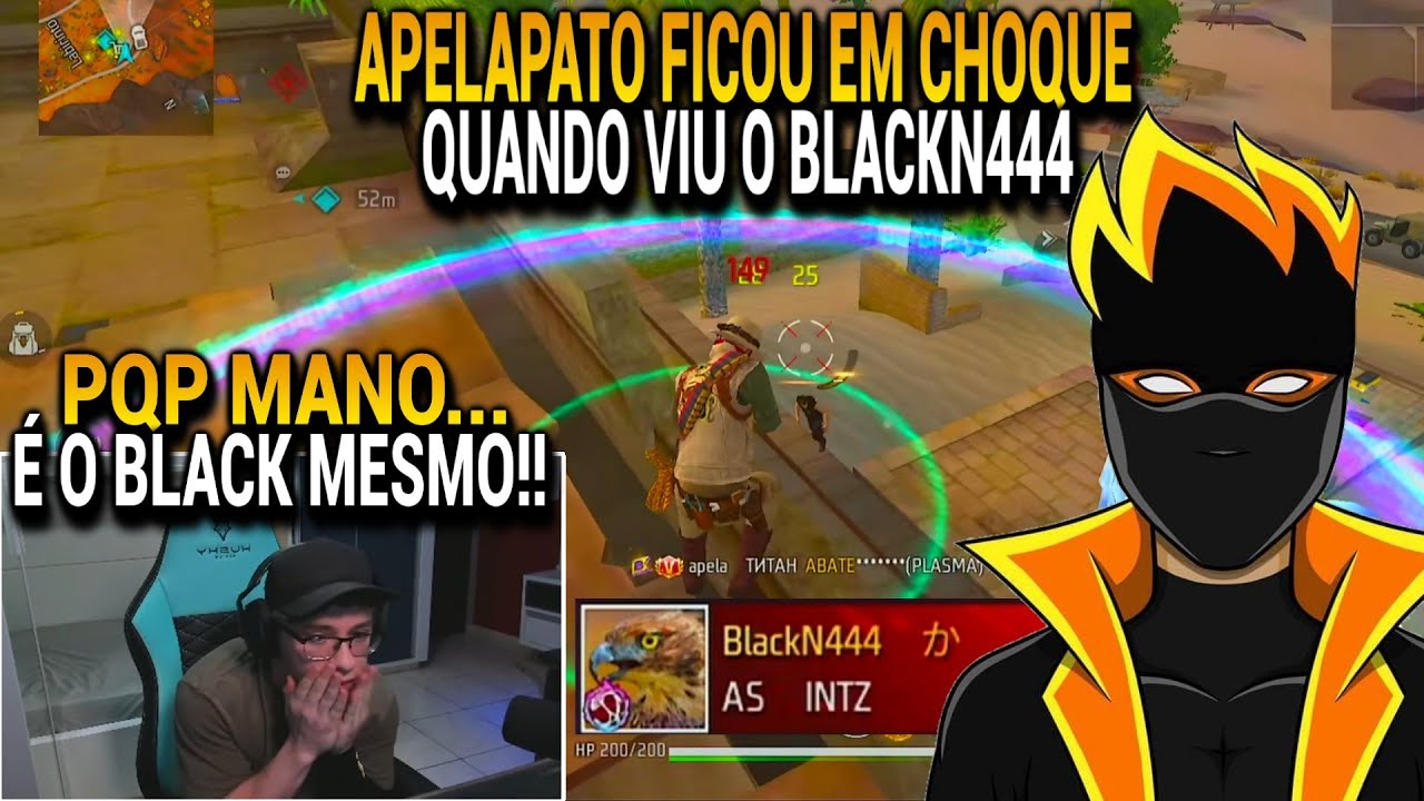 REAÇÃO DO APELAPATO AO VER O BLACKN444 NA COPA NOSTALGIA DO EL GATO, A LENDA DO FREE FIRE VOLTOU!
