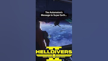 Helldivers 2: AUTOMATONS Send a Disturbing MESSAGE to SUPER EARTH! 😳🔥☠️