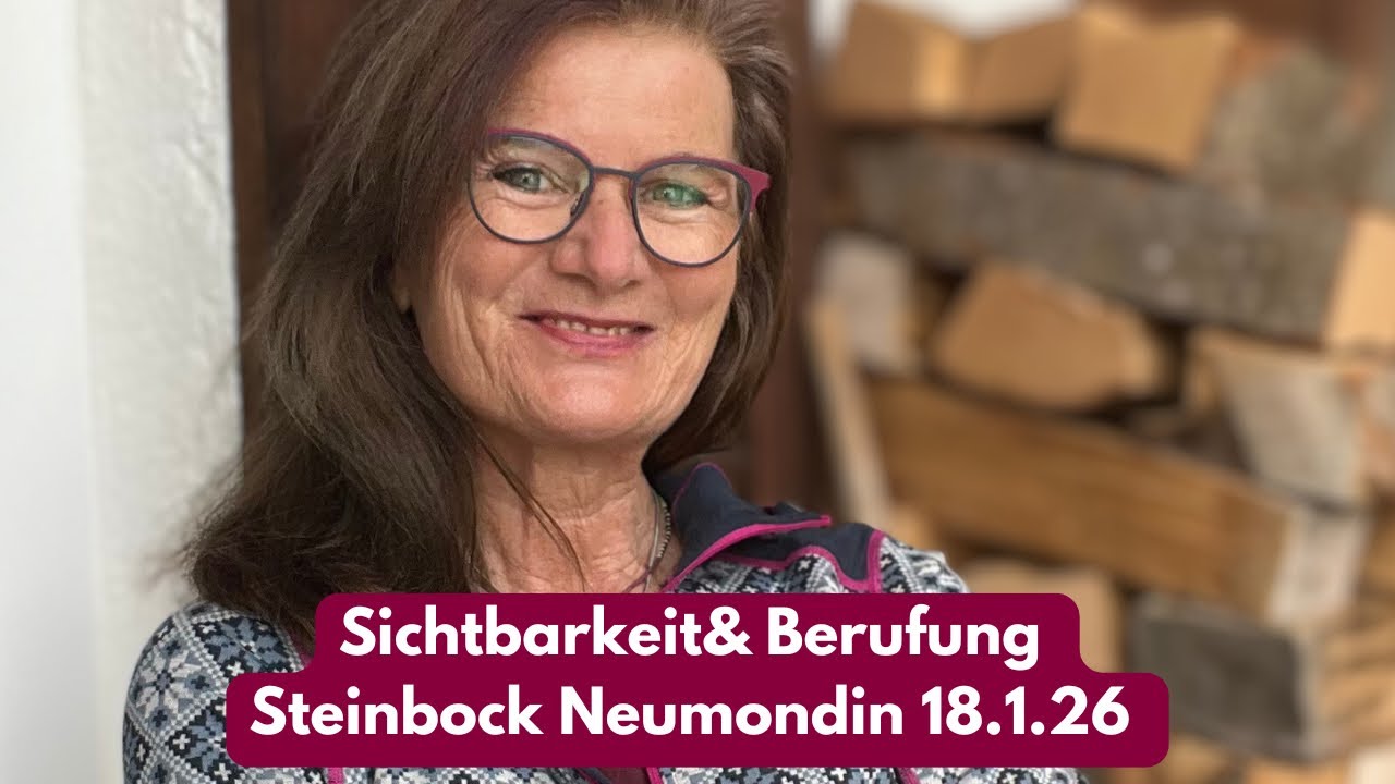 Berufung und Sichtbarkeit erarbeiten - Neumond im Steinbock am 18.1.26 