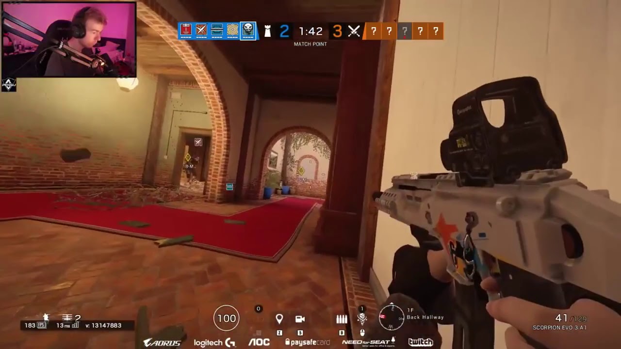 [R6S] Pengu Video Highlights #5 ～Finka LMG OP～[日本語字幕] - YouTube