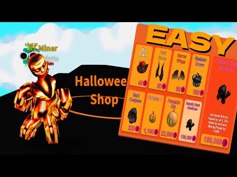 How To Get To The HALLOWEEN SHOP In Mining Simulator *EASY*