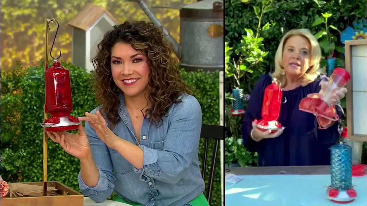 Ultimate Innovations Glass Hummingbird Feeder on QVC YouTube