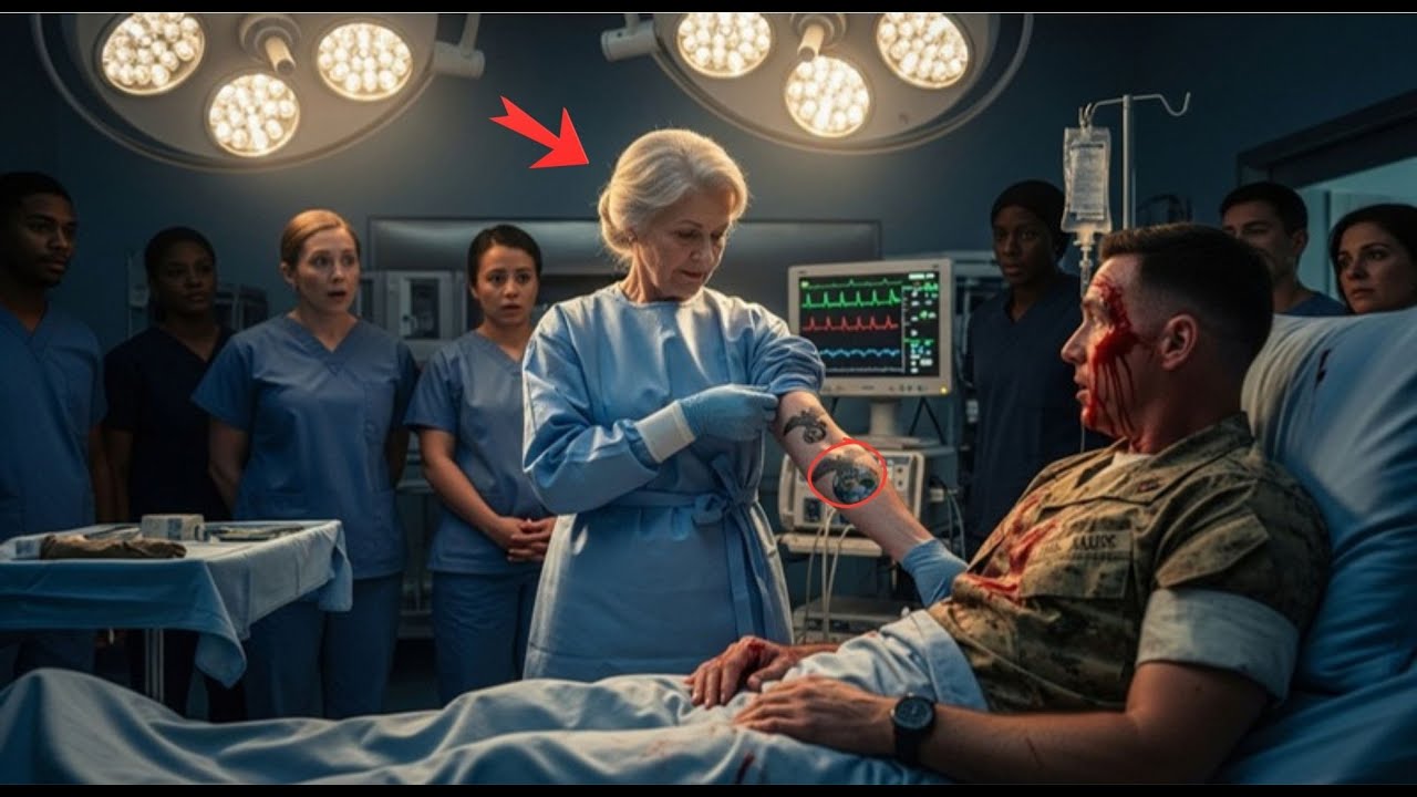 Она молча предложила свою помощь, пока командир морской пехоты не заметил её татуировку.