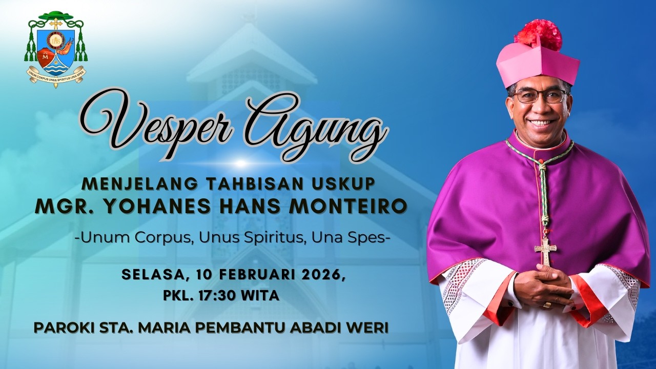 Vesper Agung Tahbisan Uskup Larantuka, Mgr. Yohanes Hans Monteiro