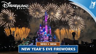 🍾  Disneyland Paris NEW YEAR'S EVE Fireworks 2023 - 2024