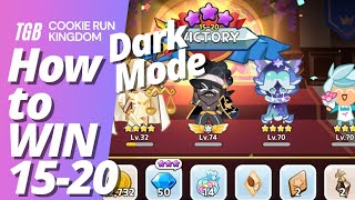 Cookie Run Kingdom 15-20 Dark Mode Auto 3 Stars ☆☆☆