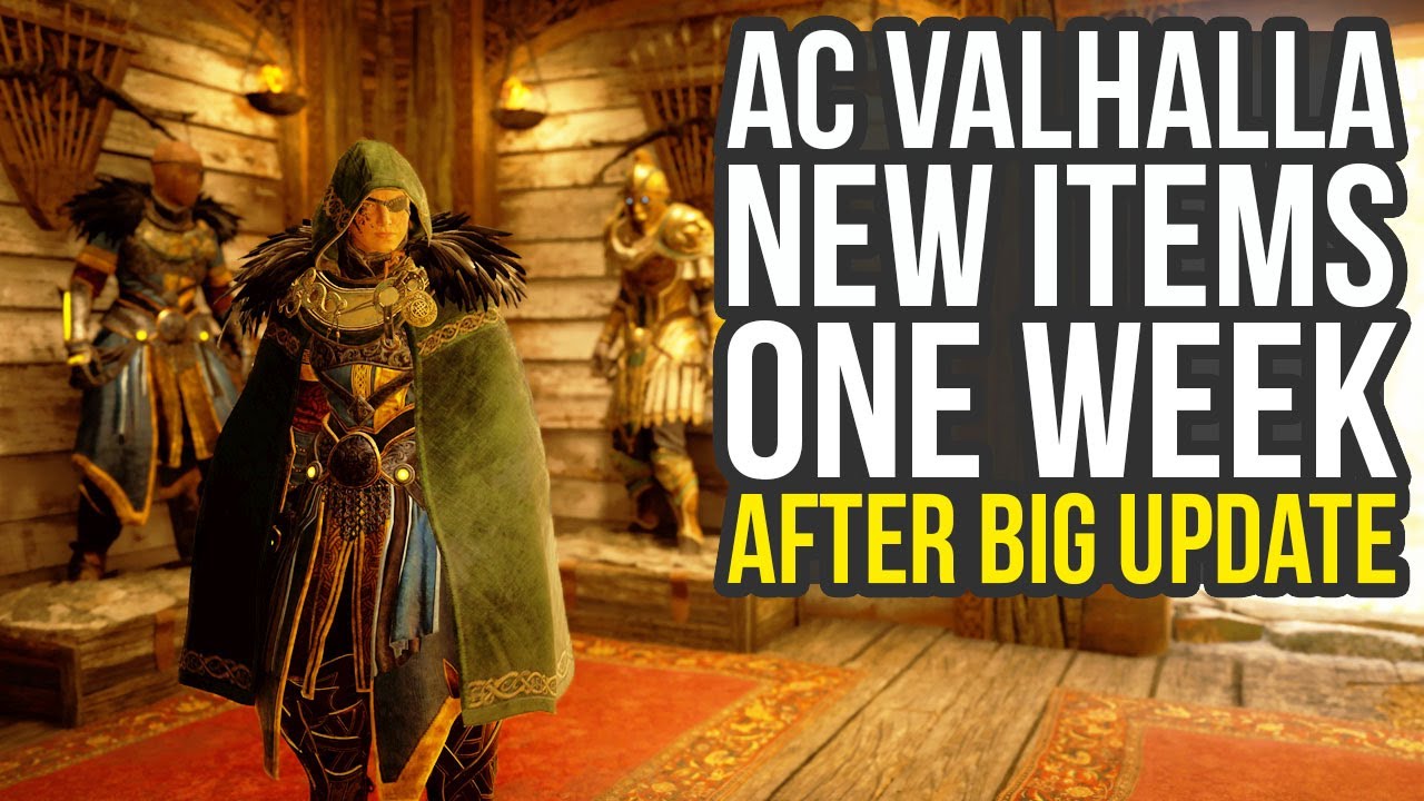 Assassin's Creed Valhalla New Items One Week After Big Update (AC