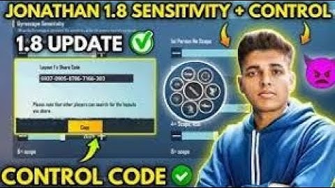 JONATHAN SECRET SENSITIVITY 2022🥵 WITH SENSI** CODE 2022 BEST GYROSCOPE SENSITY