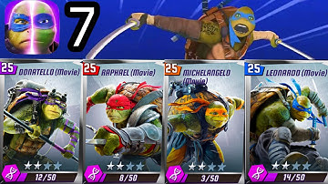 TMNT Legends (Rocksteady & Michelangelo, Raphael, Leonardo, Donatello The Movie) iOS Gameplay Part 7