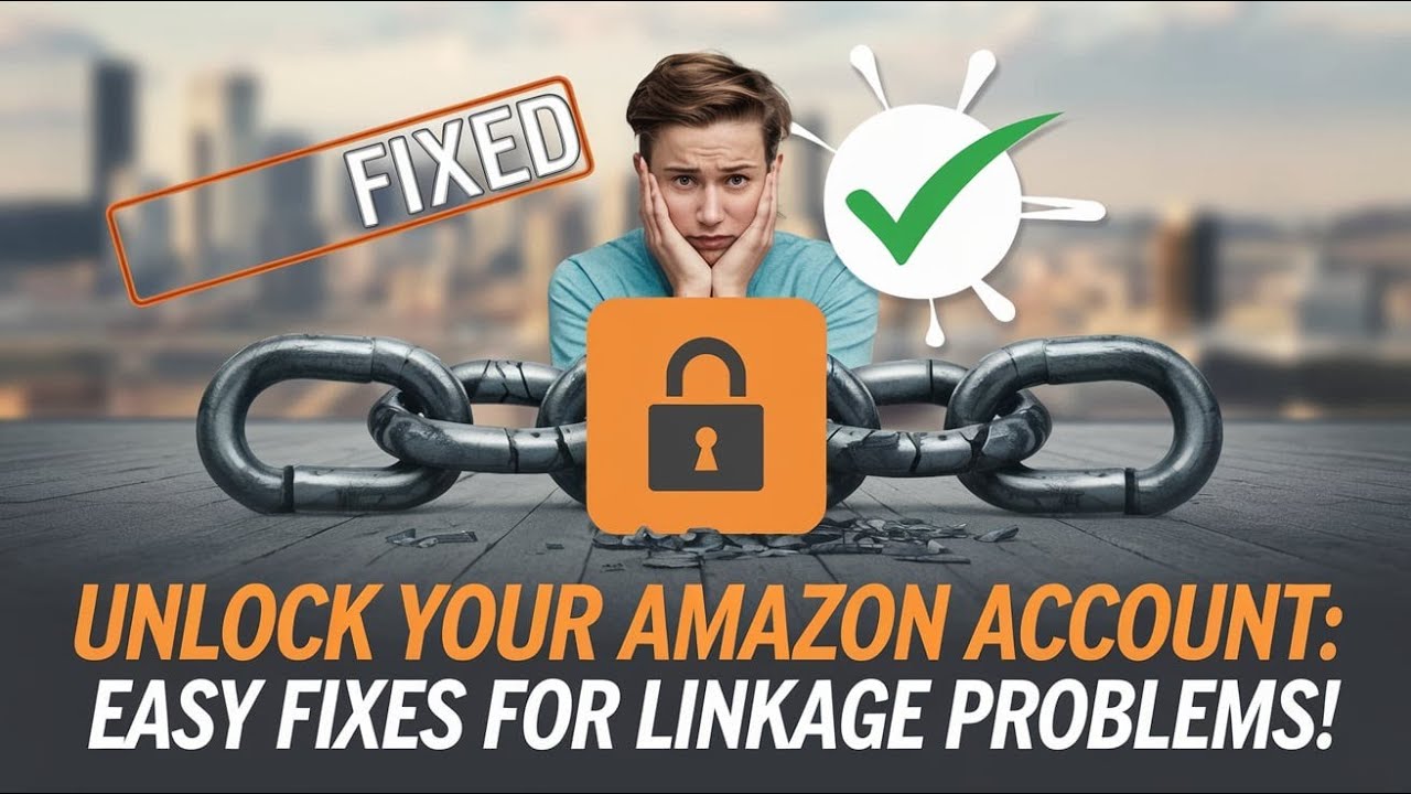 How to resolve an issue of Amazon linkage accounts - YouTube