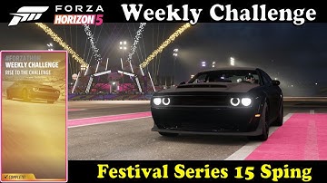Forza Horizon 5 - Weekly Challenge Spring Forzathon with 2018 Dodge Challenger SRT Demon Xbox Series