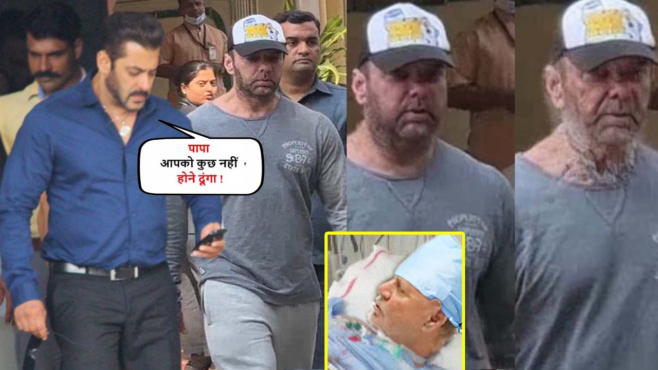 Salman Khan and Sohail Khan Visit Salim Khan At Lilavati Hospital; Salman is Heartbroken