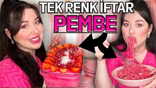 TEK RENK İFTAR PEMBE 💗💗💗