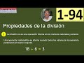 1-94 Propiedades de la división