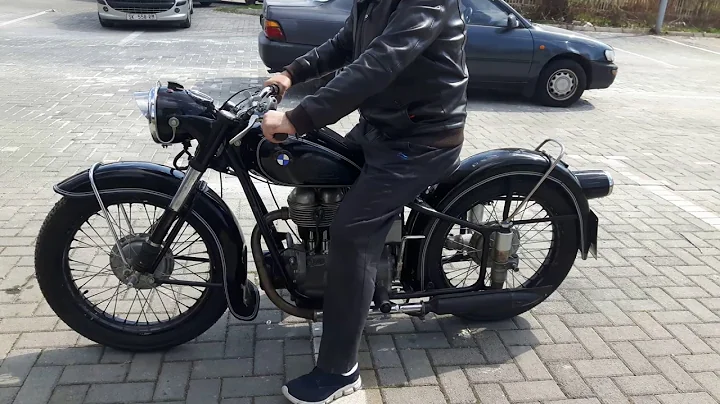 BMW R25/2 start up and drive