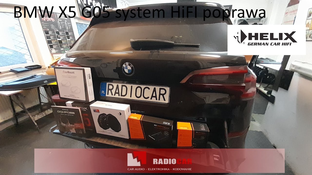 BMW X5 G05 system HiFi poprawa