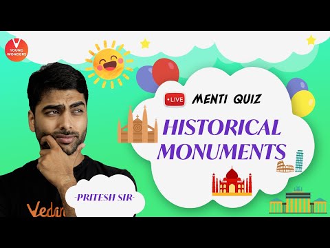 historical-monuments-of-india-|-indian-monuments-live-menti-quiz-|-vedantu-class-6---8-|-pritesh-sir