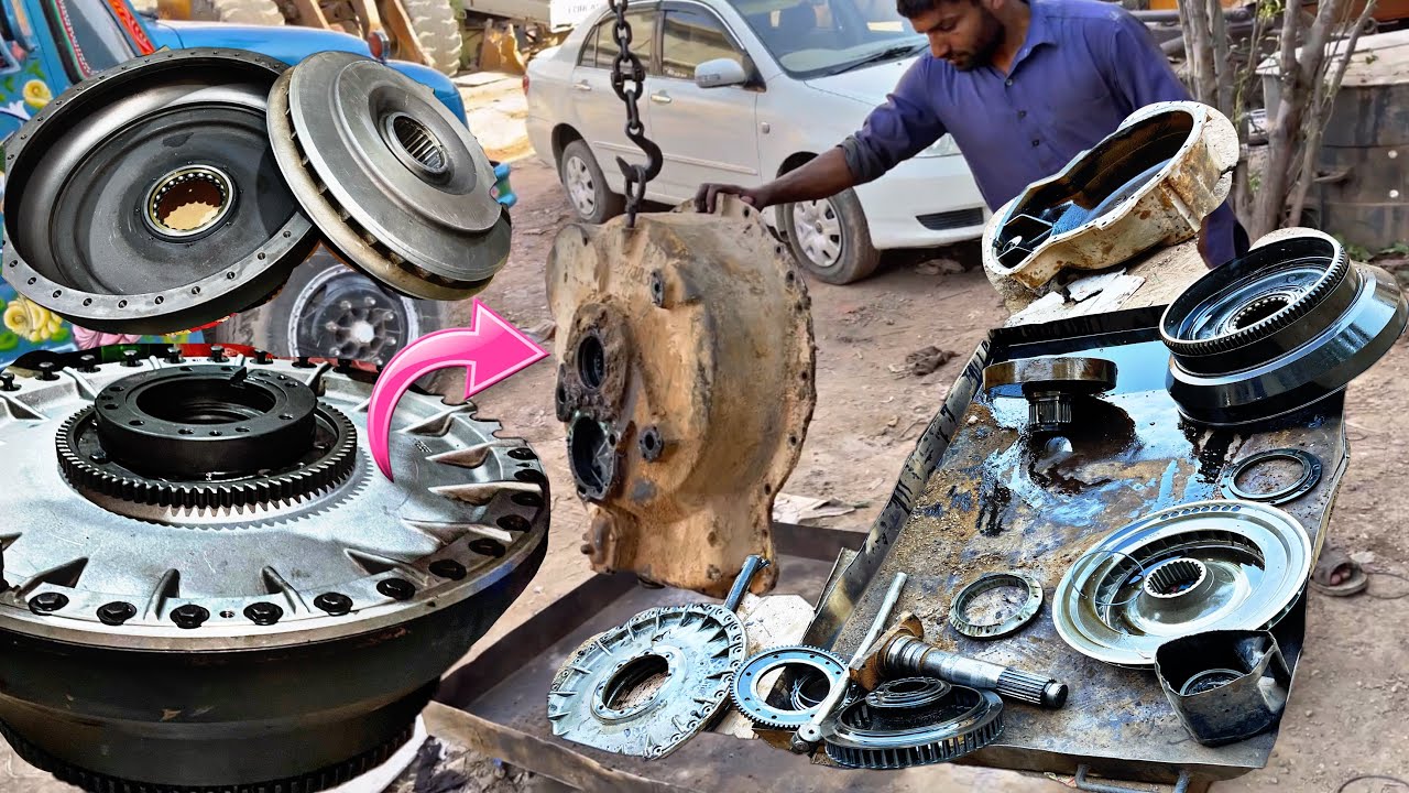 Restoration of Bulldozer DHK Automatic Transmission Torque Converter