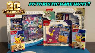I somehow have not pulled a FUTURISTIC RARE from POKEMON 30th CELEBRATION... LETS CHANGE THAT!!