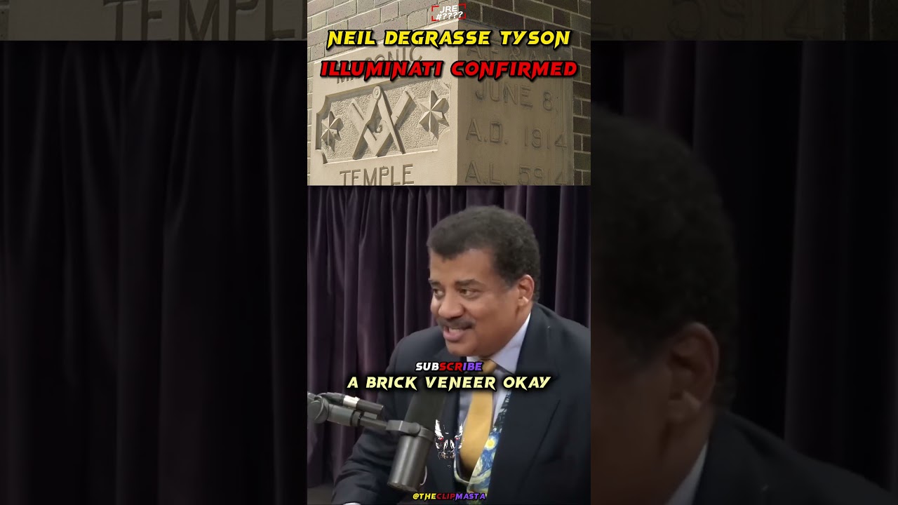 Joe Rogan and Neil deGrasse Tyson are FREE MASONS CONFIRMED 