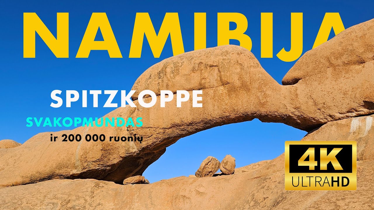 🇳🇦 NAMIBIA (3) Spitzkoppe, Swakopmundas ir Ruoniai #namibia #africa #african #swakopmund #seals