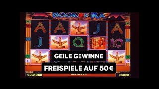 Book of Ra auf 50€ Freispiele mit Vollbild 😱 MEGA Jackpot Novoline Casino Spielothek
