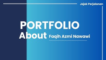 Contoh Portofolio Desain Grafis | Jejak Perjalanan Saya