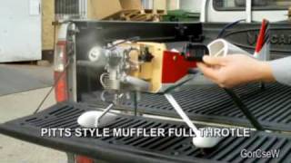 DLE-30 Pitts Style muffler test / comparison