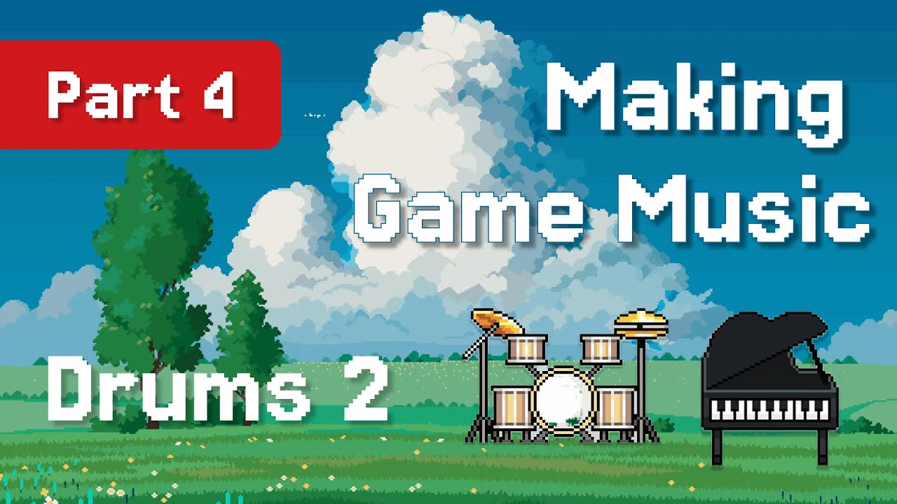 Drums 2 - VIDEO GAME MUSIC for Solo/Indie Developer 🎮 👾 🎶 | Part 4