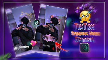 New TikTok Trending Video Editing in Alight Motion || Tomar Chokhe Akash Amar Song trend video edit