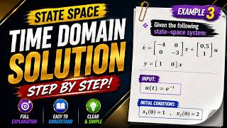 Time Domain Solution of State Space Equations: Part 2 | Example 3 | State Space | Control Systems