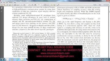 Three Dimensional Pipeline ADC Utilizing TSV