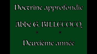 19H15 doctrine approfondie - cours 14 : Le gouvernement divin - abbé G. Billecocq