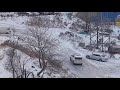 Гололёд во Владивостоке 22.03.2019